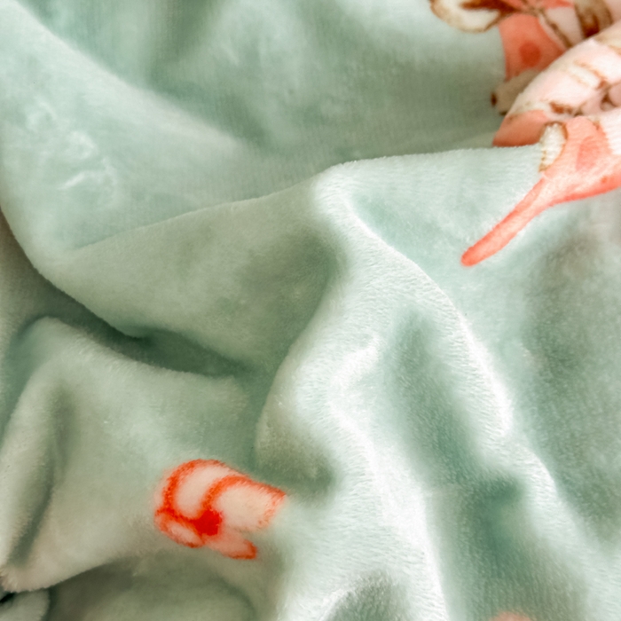 91家纺网 家纺一手货源 找家纺 首选家纺 2025新款直播热款双层蕾丝花边牛奶绒印花床盖四件套床盖单件三件套 水墨蝴蝶