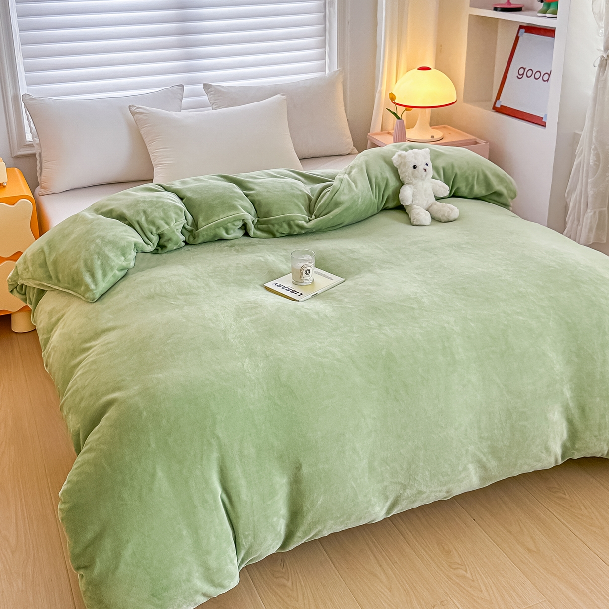 91家纺网 家纺一手货源 找家纺 （总）首选家纺 2025新款加厚牛奶绒单被套系列