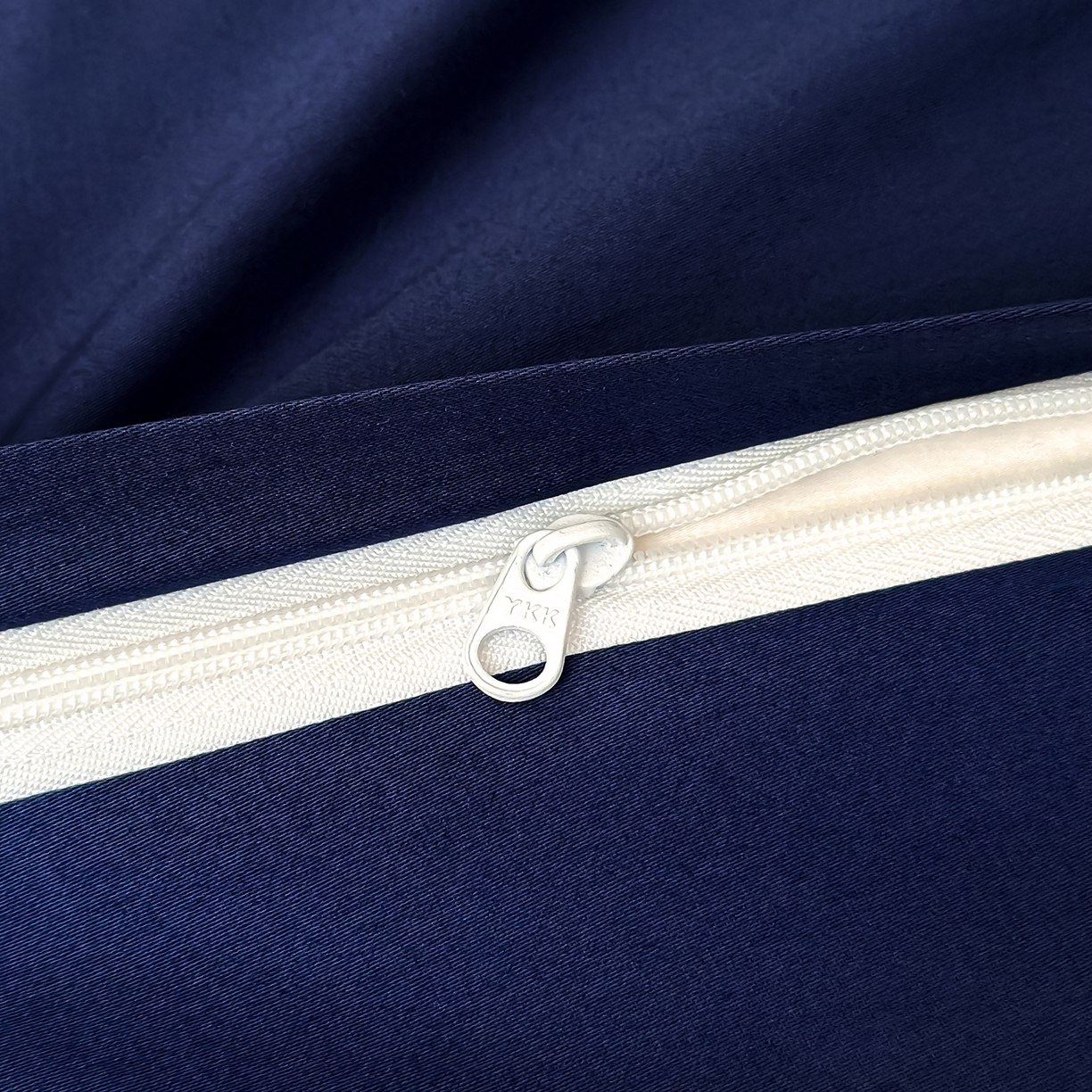 91家纺网 家纺一手货源 找家纺 舒慕家纺 2025新款100支长绒棉浮雕提花四件套 星柠-蓝