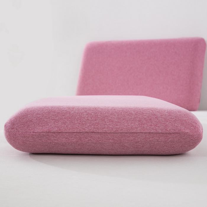 91家纺网 家纺一手货源 找家纺 大黄蜂家居家纺 2025新款A类羊毛蚕丝星球面包记忆枕头枕芯 豆沙