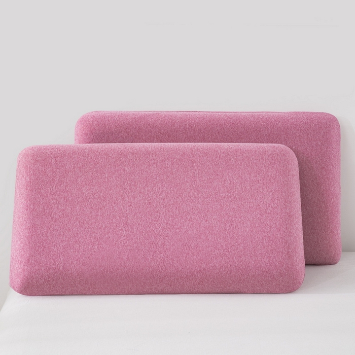 91家纺网 家纺一手货源 找家纺 大黄蜂家居家纺 2025新款A类羊毛蚕丝星球面包记忆枕头枕芯 豆沙