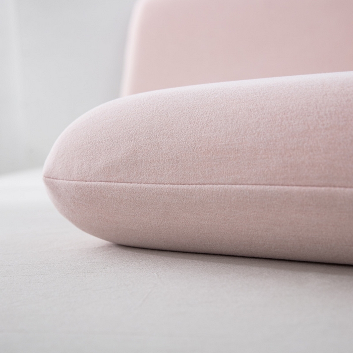 91家纺网 家纺一手货源 找家纺 大黄蜂家居家纺 2025新款A类羊毛蚕丝星球面包记忆枕头枕芯 蜜桃粉