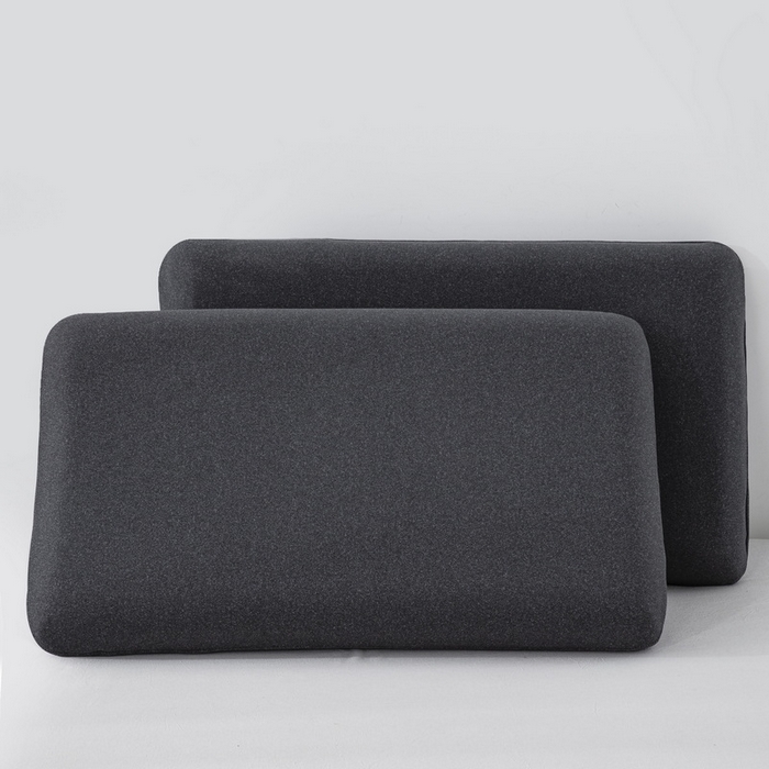 91家纺网 家纺一手货源 找家纺 大黄蜂家居家纺 2025新款A类羊毛蚕丝星球面包记忆枕头枕芯 绅士灰