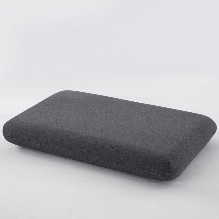 91家纺网 家纺一手货源 找家纺 大黄蜂家居家纺 2025新款A类羊毛蚕丝星球面包记忆枕头枕芯 绅士灰