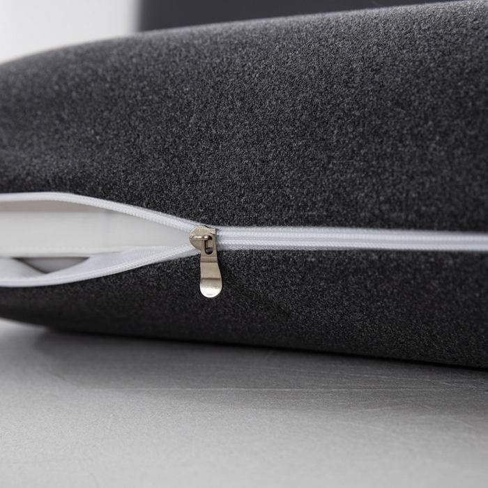 91家纺网 家纺一手货源 找家纺 大黄蜂家居家纺 2025新款A类羊毛蚕丝星球面包记忆枕头枕芯 绅士灰