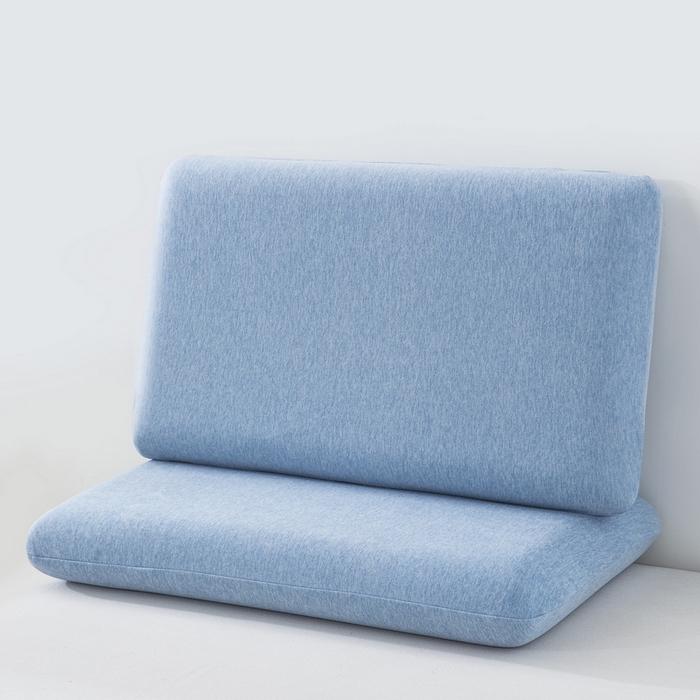 大黄蜂家居家纺 2025新款A类羊毛蚕丝星球面包记忆枕头枕芯 天空蓝