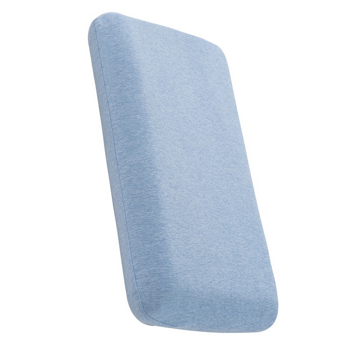 91家纺网 家纺一手货源 找家纺 大黄蜂家居家纺 2025新款A类羊毛蚕丝星球面包记忆枕头枕芯 天空蓝