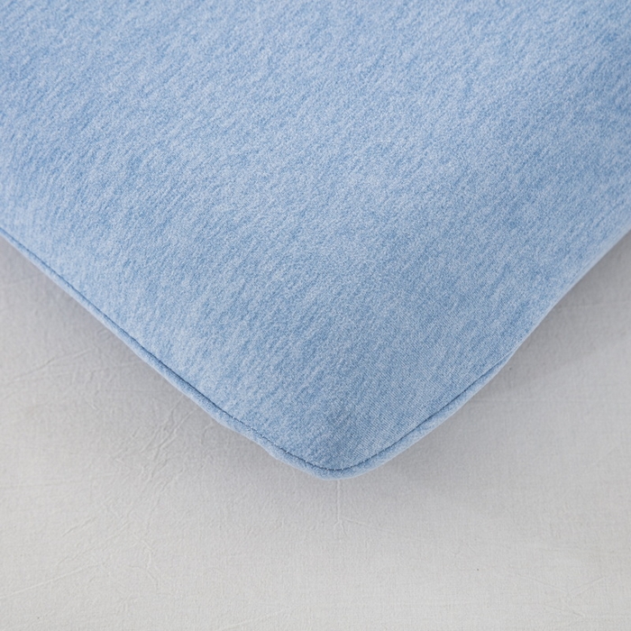 91家纺网 家纺一手货源 找家纺 大黄蜂家居家纺 2025新款A类羊毛蚕丝星球面包记忆枕头枕芯 天空蓝