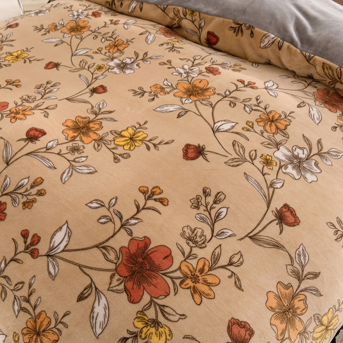 91家纺网 家纺一手货源 找家纺 （总）千姿坊 2025新款韩版牛奶绒花边款四件套