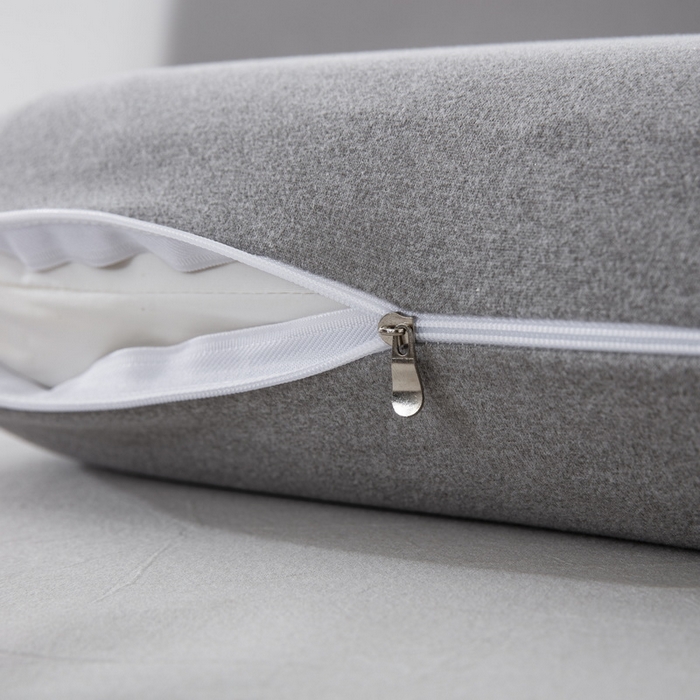 91家纺网 家纺一手货源 找家纺 大黄蜂家居家纺 2025新款A类羊毛蚕丝星球面包记忆枕头枕芯 银灰