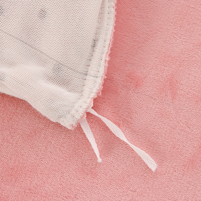 91家纺网 家纺一手货源 找家纺 千姿坊 2025新款韩版牛奶绒花边款四件套 7粉边樱桃