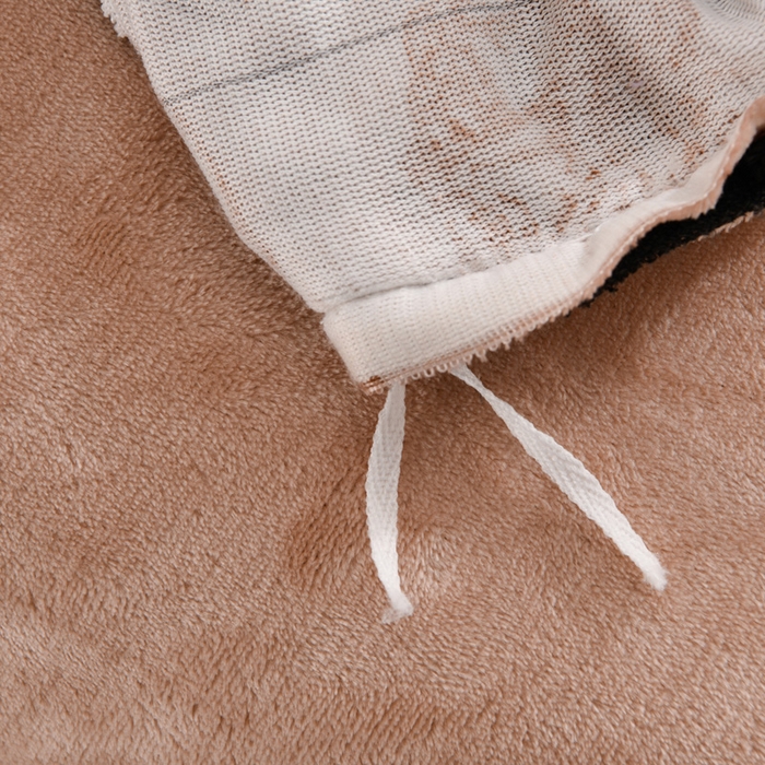 91家纺网 家纺一手货源 找家纺 千姿坊 2025新款韩版牛奶绒花边款四件套 11咖色玫瑰