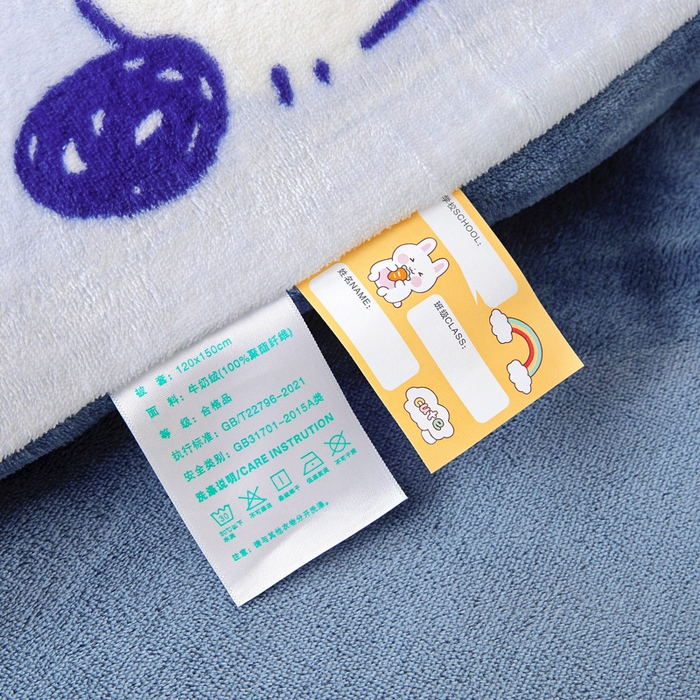 91家纺网 家纺一手货源 找家纺 鱼宝 2025新款小版牛奶绒幼儿园套件 布丁狗