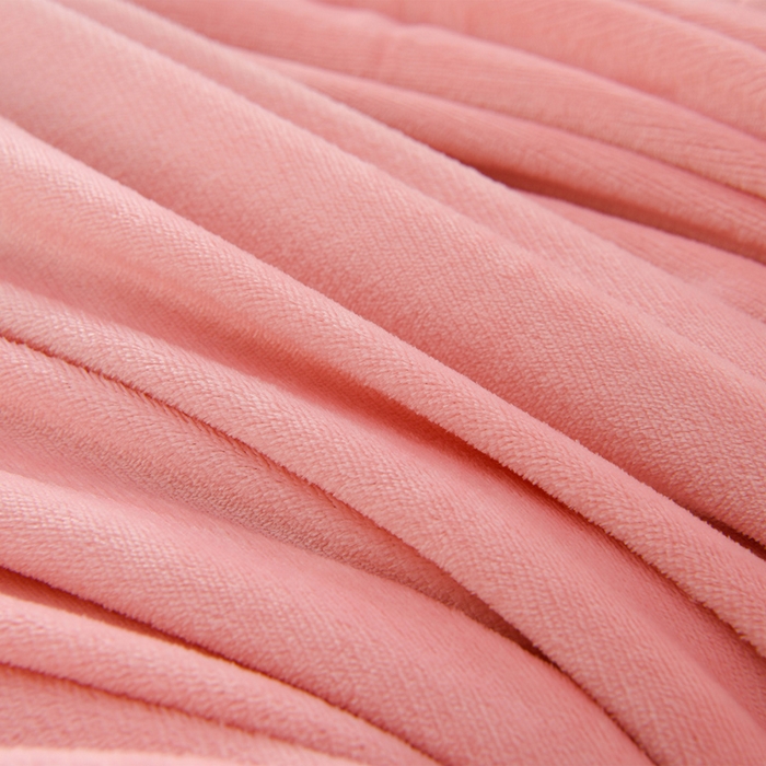 91家纺网 家纺一手货源 找家纺 千姿坊 2025新款韩版牛奶绒花边款四件套 17粉花猫语