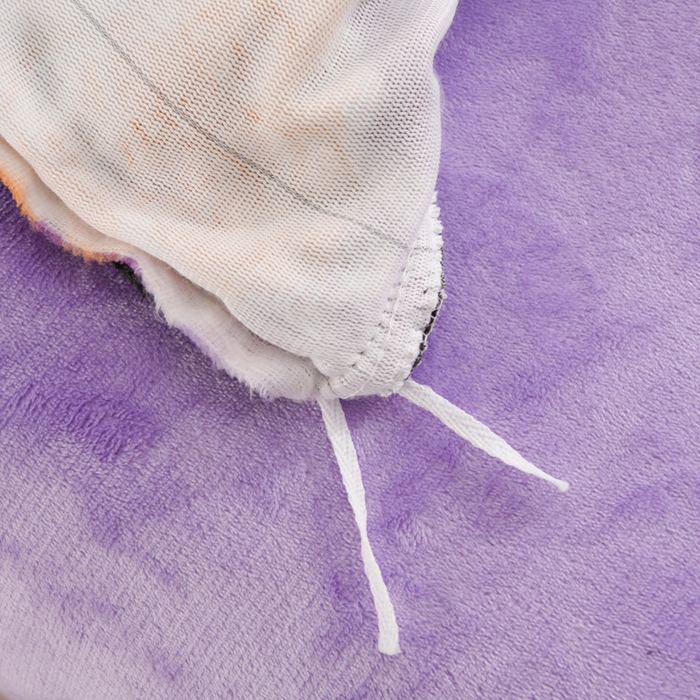 91家纺网 家纺一手货源 找家纺 千姿坊 2025新款韩版牛奶绒花边款四件套 20紫金花朵