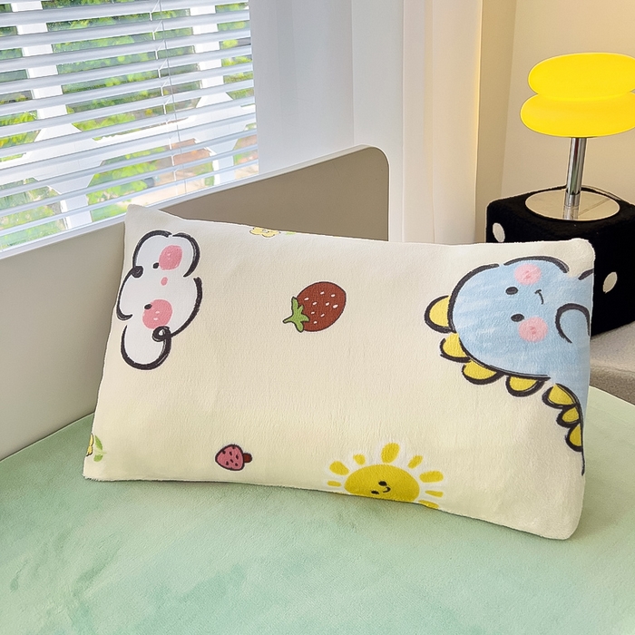 91家纺网 家纺一手货源 找家纺 鱼宝 2025新款小版牛奶绒幼儿园套件 恐龙宝宝