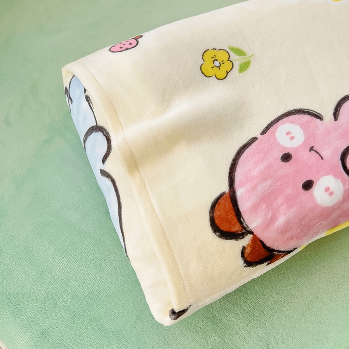 91家纺网 家纺一手货源 找家纺 鱼宝 2025新款小版牛奶绒幼儿园套件 恐龙宝宝