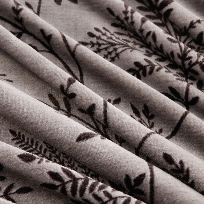 91家纺网 家纺一手货源 找家纺 千姿坊 2025新款韩版牛奶绒花边款四件套 23枝影