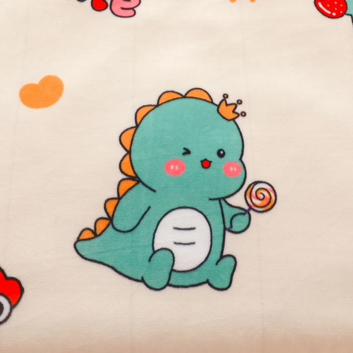 91家纺网 家纺一手货源 找家纺 鱼宝 2025新款小版牛奶绒幼儿园套件 恐龙先生