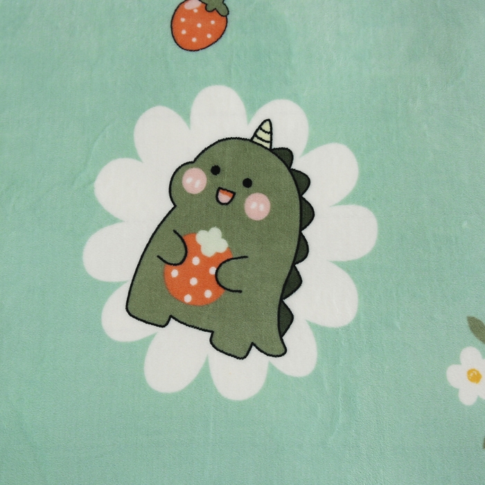 91家纺网 家纺一手货源 找家纺 鱼宝 2025新款小版牛奶绒幼儿园套件 睡梦龙