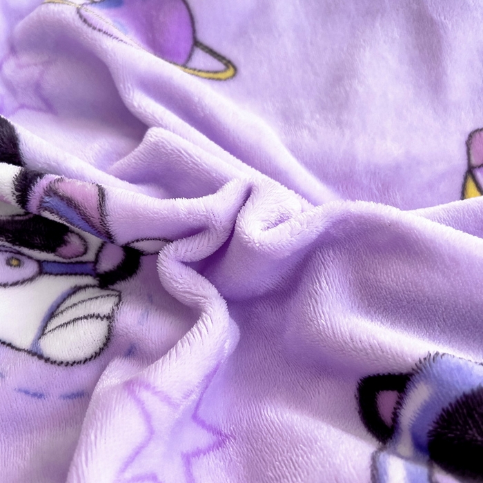 91家纺网 家纺一手货源 找家纺 鱼宝 2025新款小版牛奶绒幼儿园套件 甜美星际