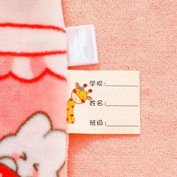 91家纺网 家纺一手货源 找家纺 鱼宝 2025新款小版牛奶绒幼儿园套件 小兔姑娘