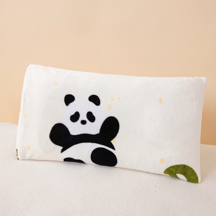 91家纺网 家纺一手货源 找家纺 鱼宝 2025新款小版牛奶绒幼儿园套件 小熊猫