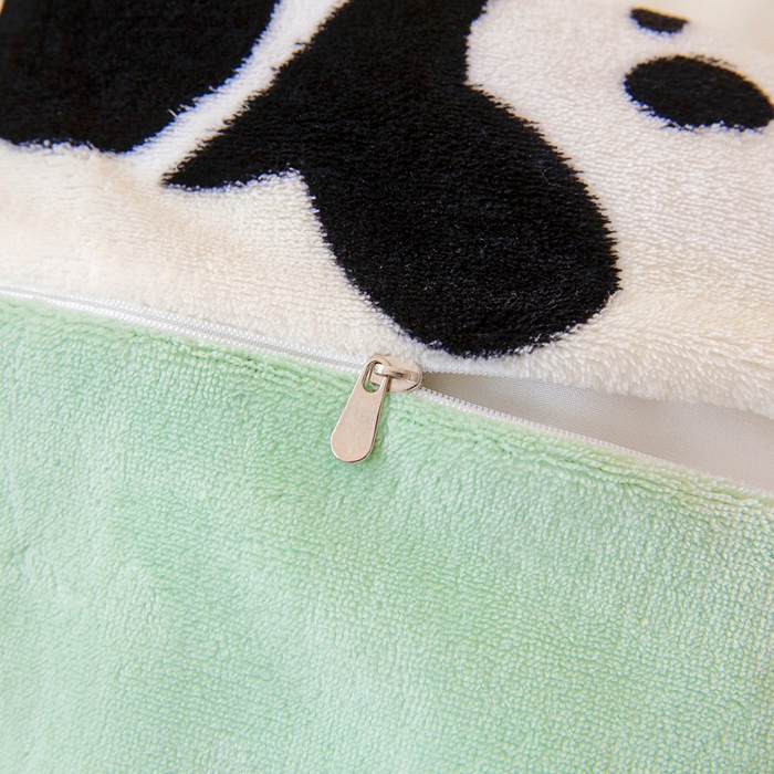 91家纺网 家纺一手货源 找家纺 鱼宝 2025新款小版牛奶绒幼儿园套件 小熊猫