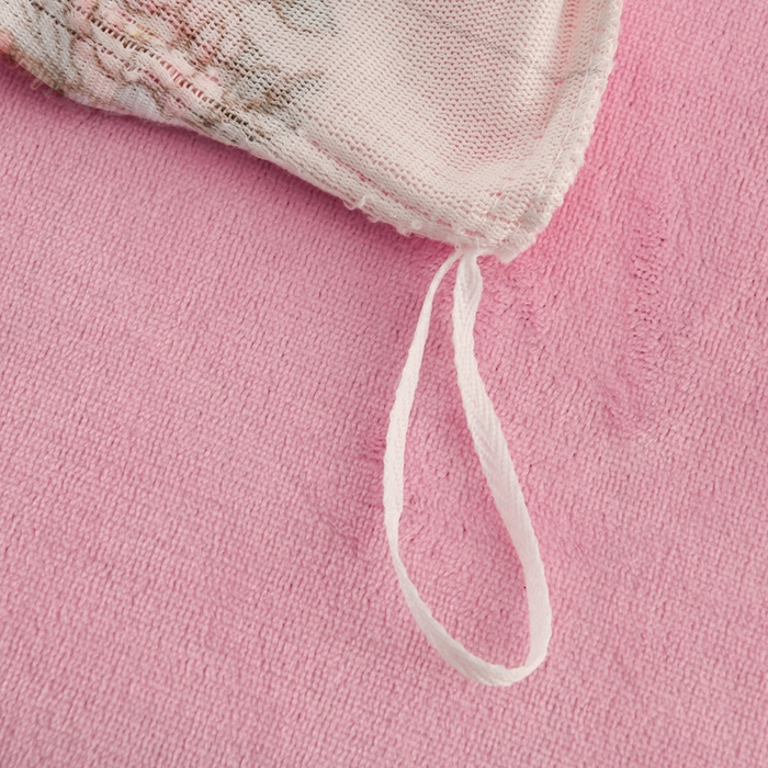 91家纺网 家纺一手货源 找家纺 千姿坊 2025新款A类牛奶绒印花四件套小清新款 2粉色绮梦