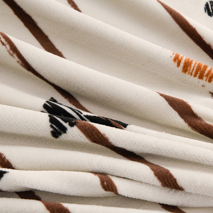 91家纺网 家纺一手货源 找家纺 千姿坊 2025新款A类牛奶绒印花四件套小清新款 11星条漫旅