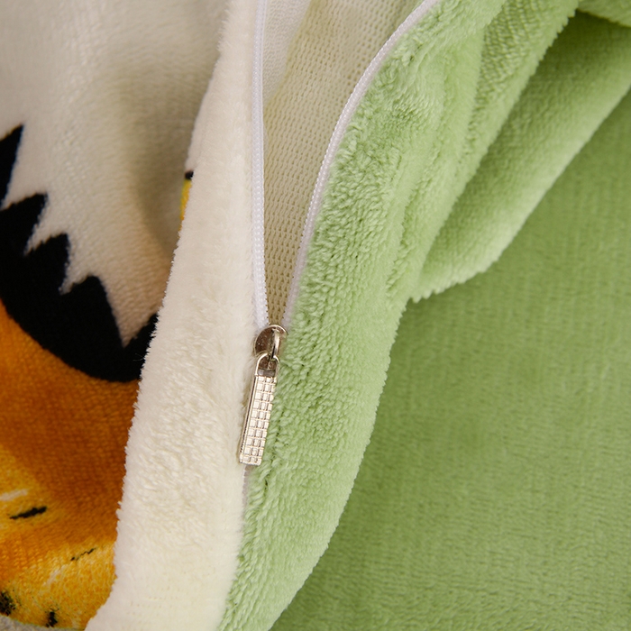 91家纺网 家纺一手货源 找家纺 千姿坊 2025新款A类牛奶绒印花四件套小清新款 13萌龙大冒险