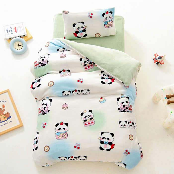 91家纺网 家纺一手货源 找家纺 （总）鱼宝 2025新款牛奶绒可拆卸被套被芯幼儿园被子