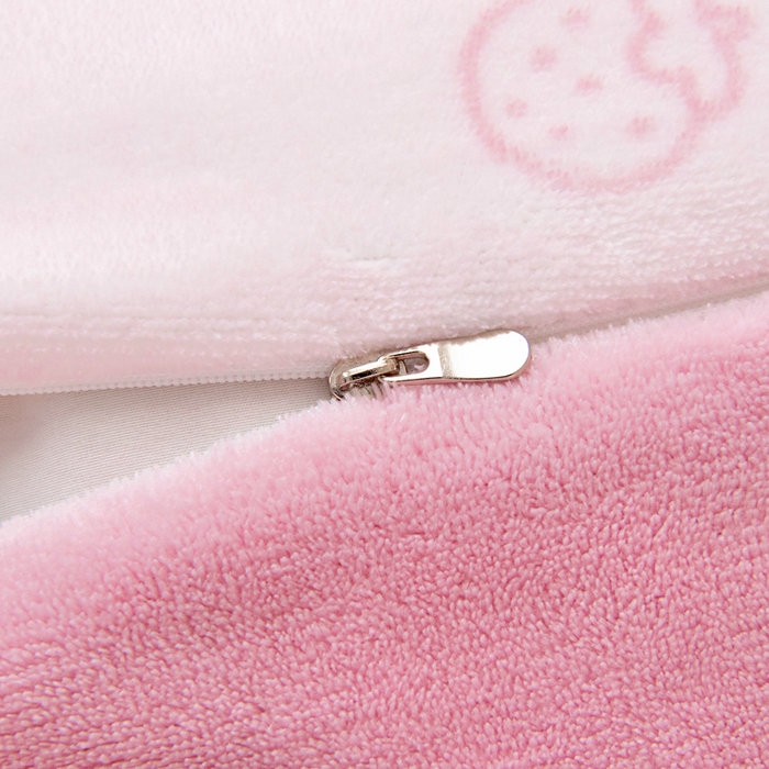 91家纺网 家纺一手货源 找家纺 鱼宝 2025新款牛奶绒可拆卸被套被芯幼儿园被子 草莓喵喵