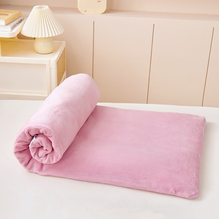 91家纺网 家纺一手货源 找家纺 鱼宝 2025新款牛奶绒可拆卸被套被芯幼儿园被子 草莓喵喵