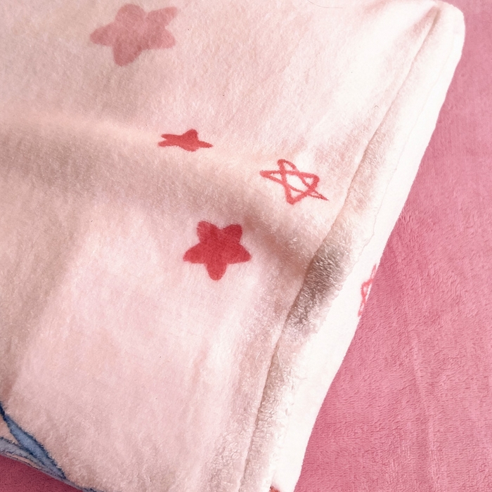 91家纺网 家纺一手货源 找家纺 鱼宝 2025新款牛奶绒可拆卸被套被芯幼儿园被子 蝴蝶结小兔