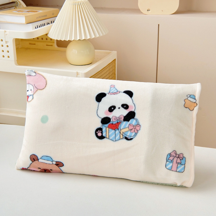 91家纺网 家纺一手货源 找家纺 鱼宝 2025新款牛奶绒可拆卸被套被芯幼儿园被子 卡卡乐园 黄