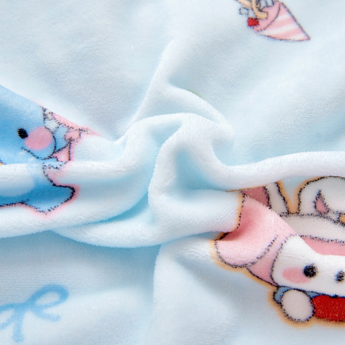 91家纺网 家纺一手货源 找家纺 鱼宝 2025新款牛奶绒可拆卸被套被芯幼儿园被子 卡卡乐园 蓝