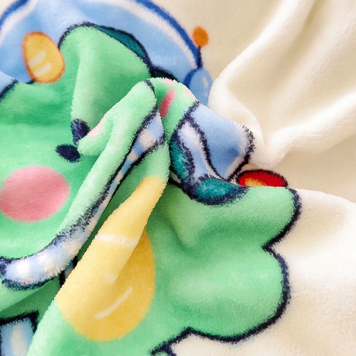 91家纺网 家纺一手货源 找家纺 鱼宝 2025新款牛奶绒可拆卸被套被芯幼儿园被子 恐龙飞船