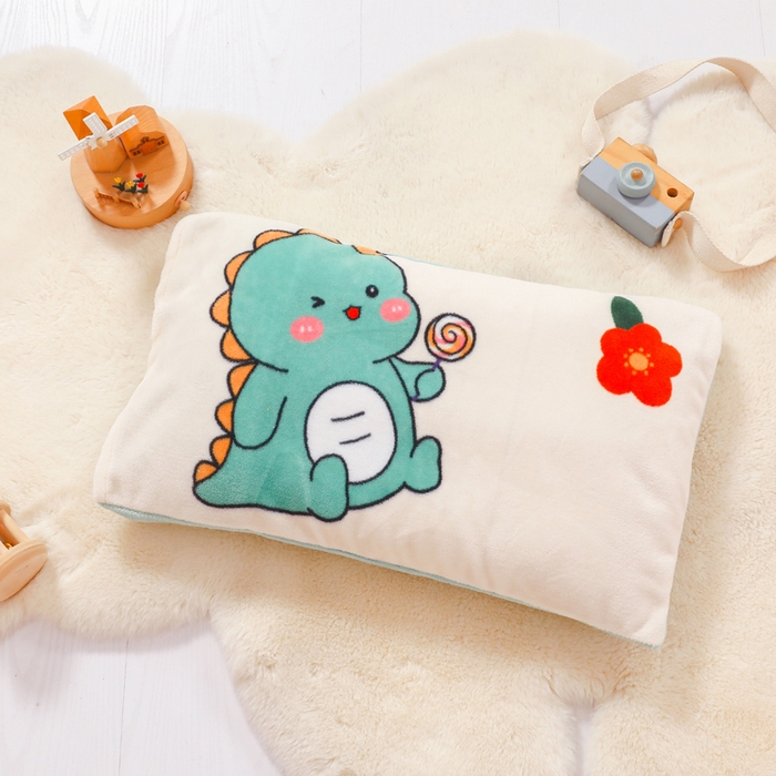 91家纺网 家纺一手货源 找家纺 鱼宝 2025新款牛奶绒可拆卸被套被芯幼儿园被子 恐龙先生