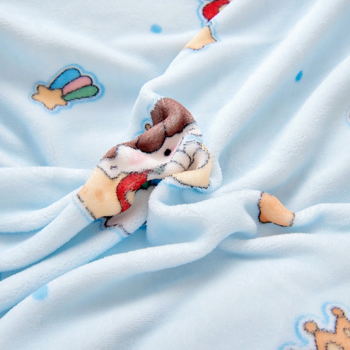 91家纺网 家纺一手货源 找家纺 鱼宝 2025新款牛奶绒可拆卸被套被芯幼儿园被子 小王子