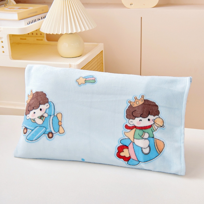 91家纺网 家纺一手货源 找家纺 鱼宝 2025新款牛奶绒可拆卸被套被芯幼儿园被子 小王子