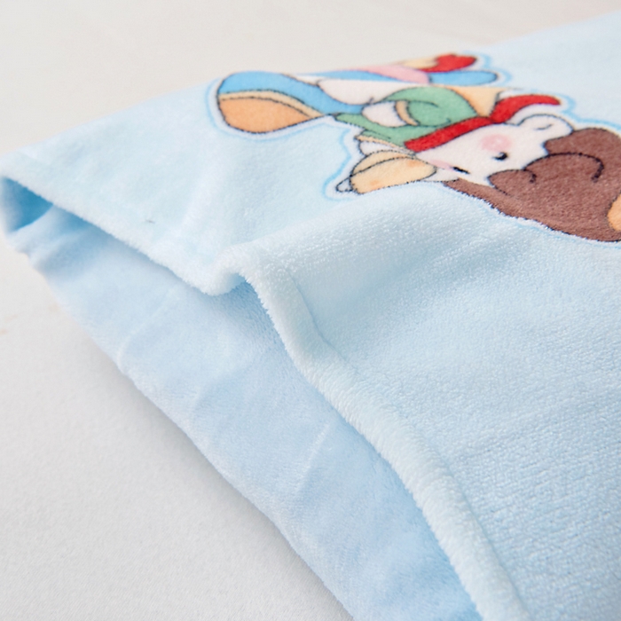 91家纺网 家纺一手货源 找家纺 鱼宝 2025新款牛奶绒可拆卸被套被芯幼儿园被子 小王子