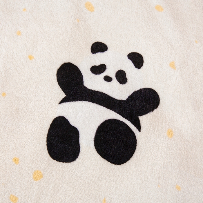 91家纺网 家纺一手货源 找家纺 鱼宝 2025新款牛奶绒可拆卸被套被芯幼儿园被子 小熊猫