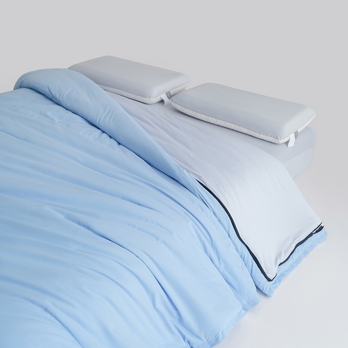 91家纺网 家纺一手货源 找家纺 苏秦家纺 2025新款深睡控温子母被PRO 2.0-终版 清澄蓝