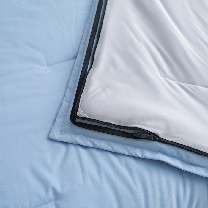 91家纺网 家纺一手货源 找家纺 苏秦家纺 2025新款深睡控温子母被PRO 2.0-终版 清澄蓝