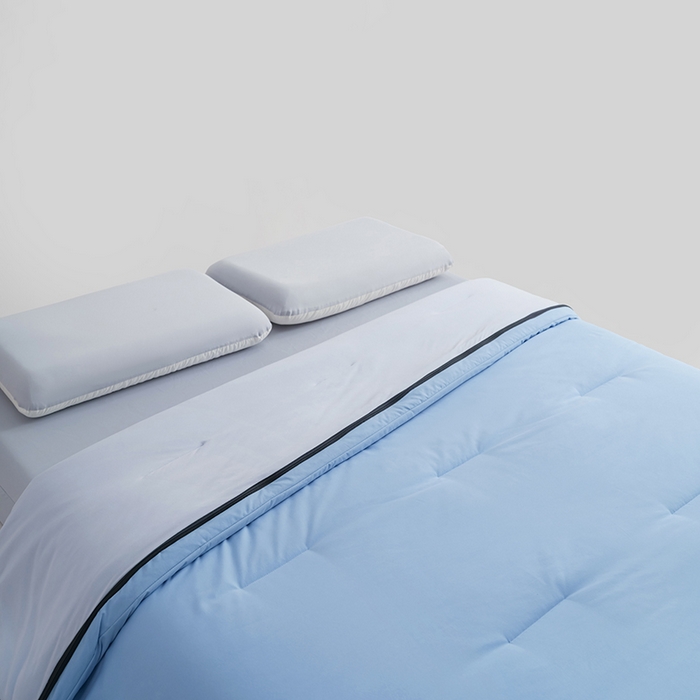 91家纺网 家纺一手货源 找家纺 苏秦家纺 2025新款深睡控温子母被PRO 2.0-终版 清澄蓝