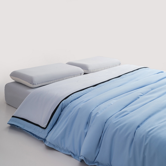 91家纺网 家纺一手货源 找家纺 苏秦家纺 2025新款深睡控温子母被PRO 2.0-终版 清澄蓝