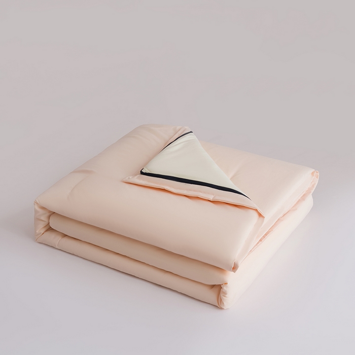 91家纺网 家纺一手货源 找家纺 苏秦家纺 2025新款深睡控温子母被PRO 2.0-终版 柔云粉