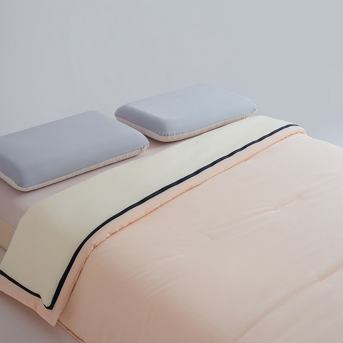 91家纺网 家纺一手货源 找家纺 苏秦家纺 2025新款深睡控温子母被PRO 2.0-终版 柔云粉