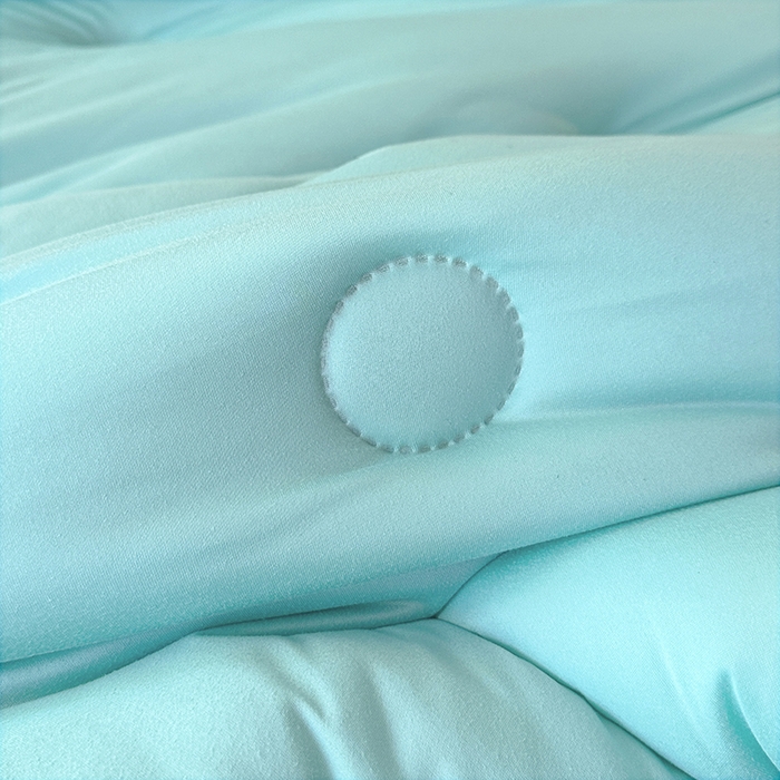 91家纺网 家纺一手货源 找家纺 2025新款tiktok跨境电商爆款针织棉被子外贸供货 蓝色